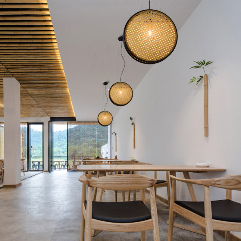 Creative Rattan Retro Lamps