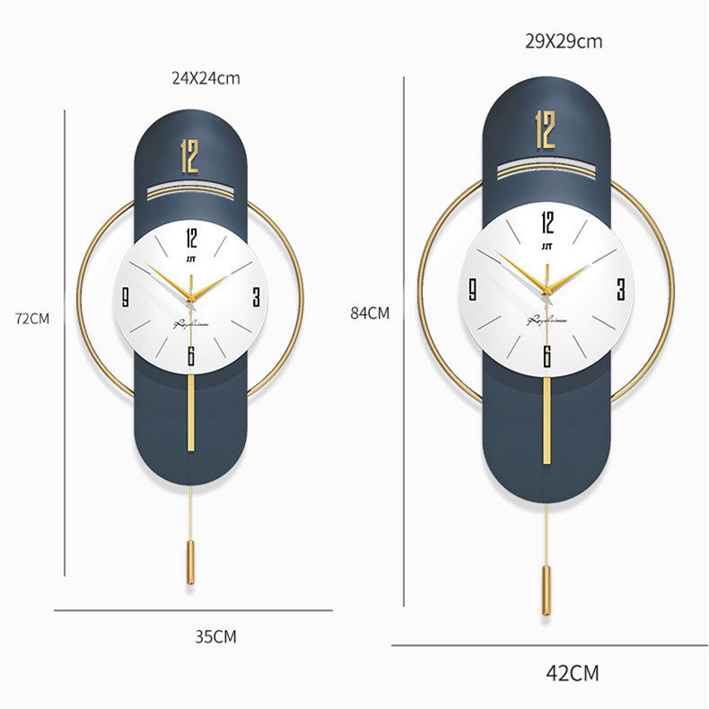 Fashionable Light Luxury Household Creative Wall Clock